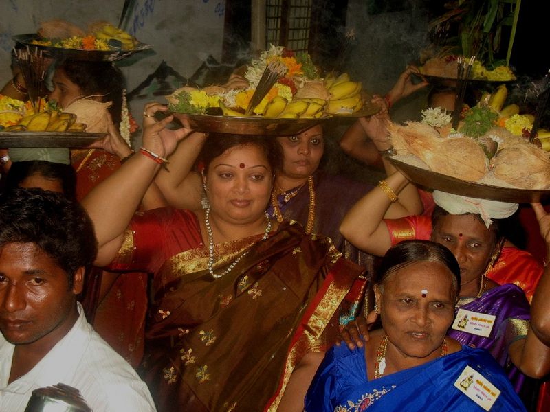 File:Women waiting to join procession.jpg