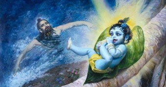 File:Ṛṣi Mārkaṇḍeya and Sri Kṛṣṇa.jpg