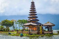 Ulun Danu Beratan Temple at Bali, Indonesia